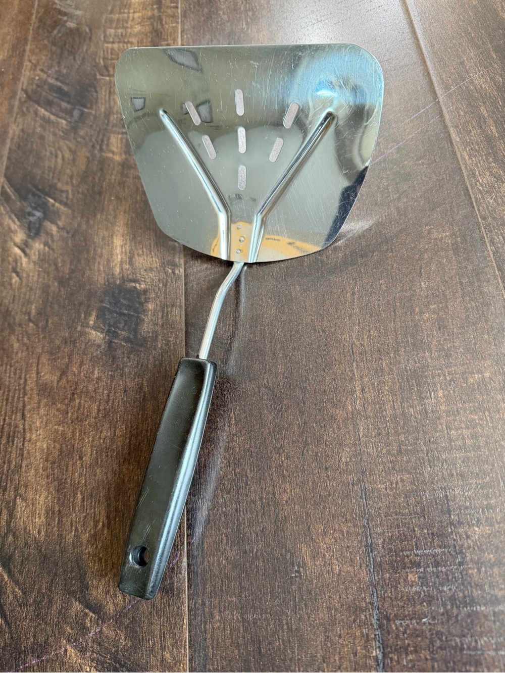 Vintage Foley curved slotted spatula